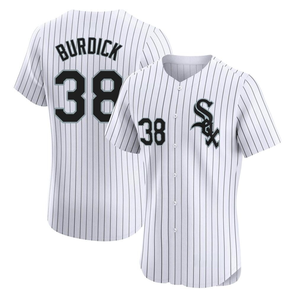 Elite Peyton Burdick Men's Chicago White Sox White Home Jersey Elite Peyton Burdick Men's Chicago White Sox White Home Jersey