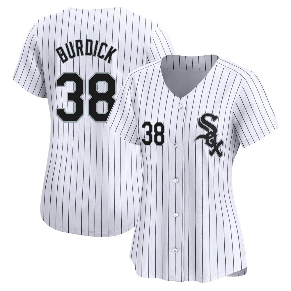 Limited Peyton Burdick Women's Chicago White Sox White Home Jersey Limited Peyton Burdick Women's Chicago White Sox White Home Jersey