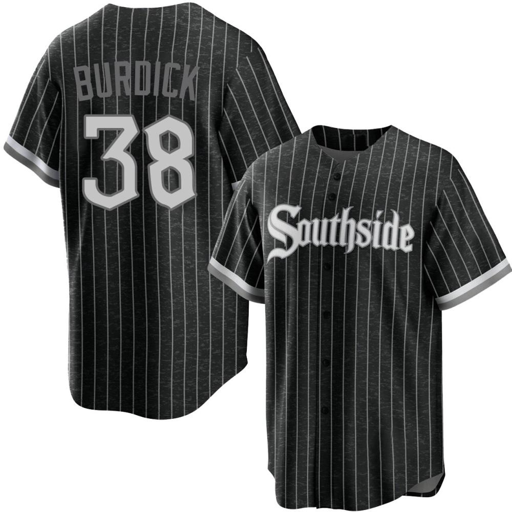 Replica Peyton Burdick Men's Chicago White Sox Black 2021 City Connect Jersey Replica Peyton Burdick Men's Chicago White Sox Black 2021 City Connect Jersey