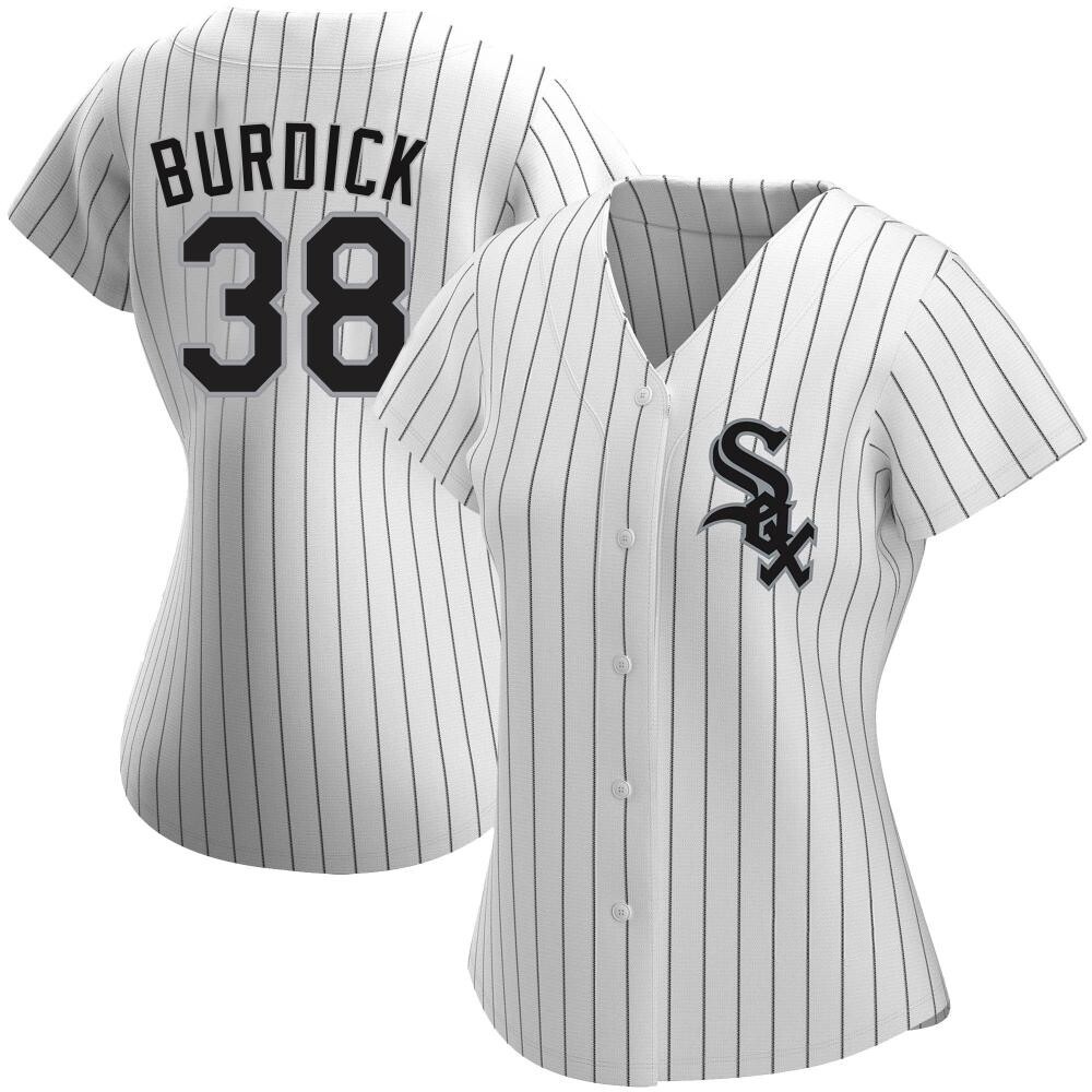Replica Peyton Burdick Women's Chicago White Sox White Home Jersey Replica Peyton Burdick Women's Chicago White Sox White Home Jersey