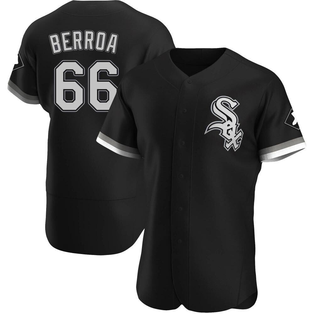 Authentic Prelander Berroa Men's Chicago White Sox Black Alternate Jersey Authentic Prelander Berroa Men's Chicago White Sox Black Alternate Jersey