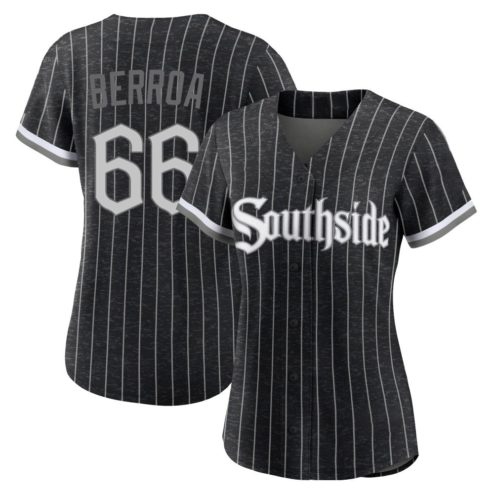 Authentic Prelander Berroa Women's Chicago White Sox Black 2021 City Connect Jersey Authentic Prelander Berroa Women's Chicago White Sox Black 2021 City Connect Jersey