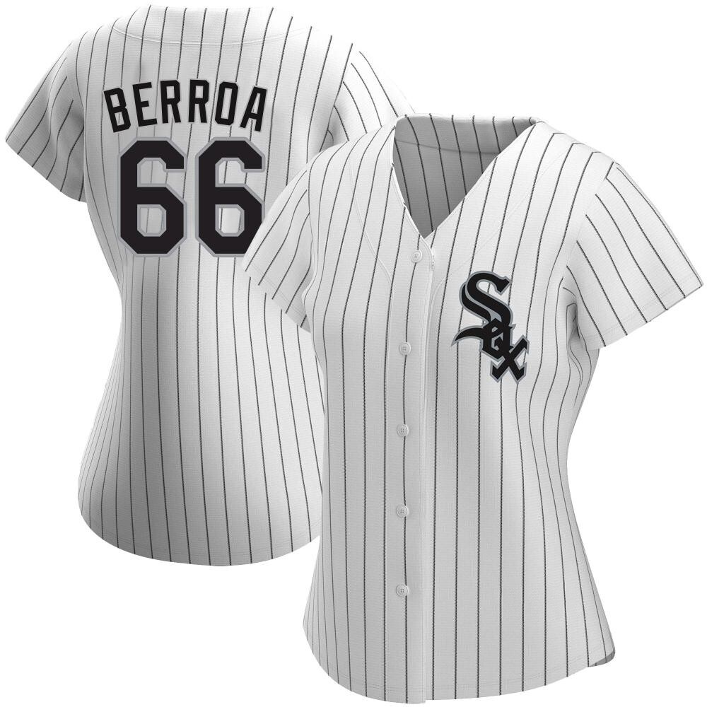 Authentic Prelander Berroa Women's Chicago White Sox White Home Jersey Authentic Prelander Berroa Women's Chicago White Sox White Home Jersey