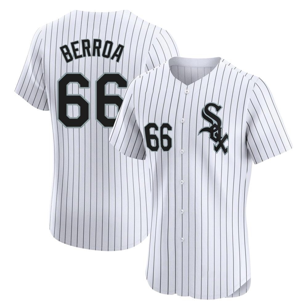 Elite Prelander Berroa Men's Chicago White Sox White Home Jersey Elite Prelander Berroa Men's Chicago White Sox White Home Jersey