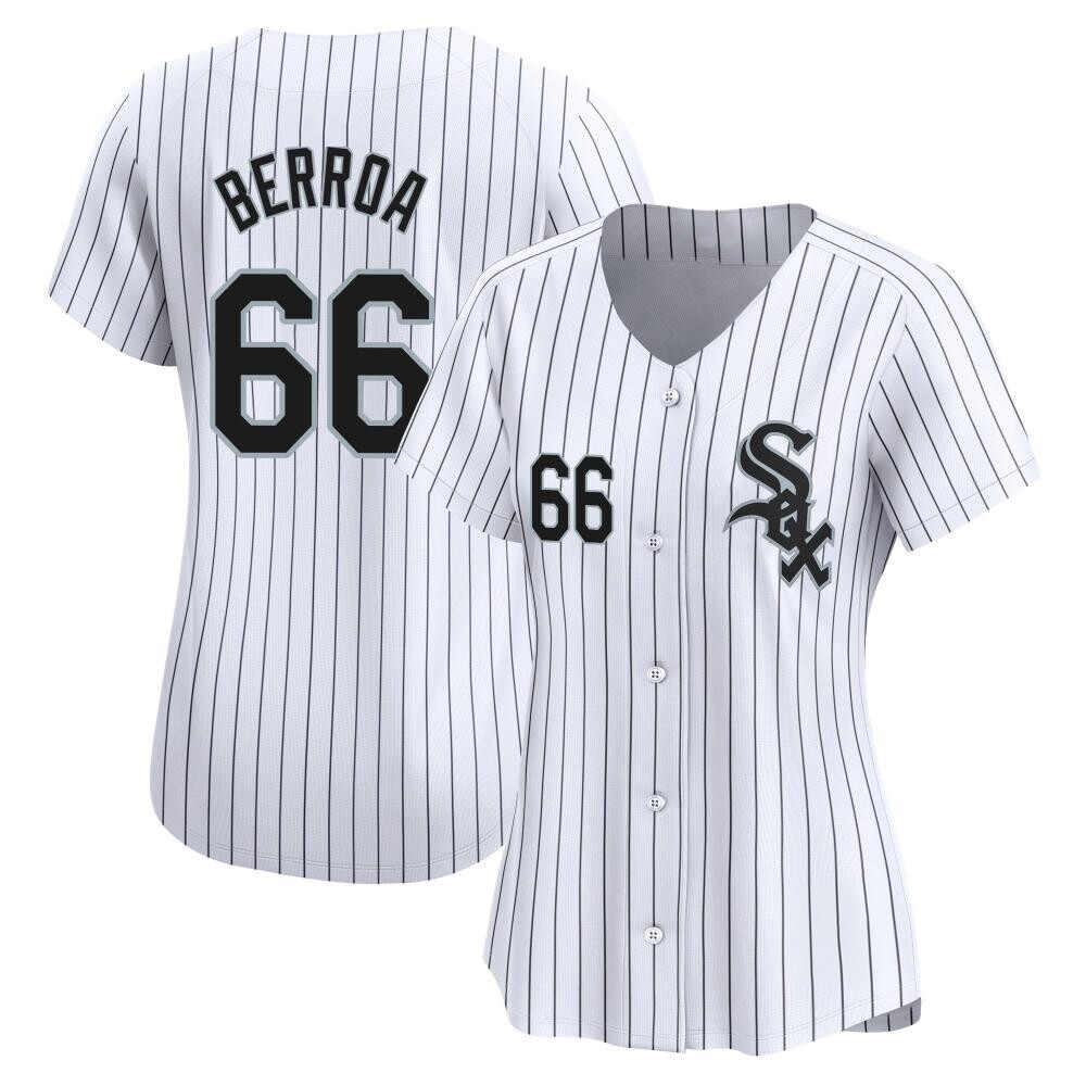 Limited Prelander Berroa Women's Chicago White Sox White Home Jersey Limited Prelander Berroa Women's Chicago White Sox White Home Jersey