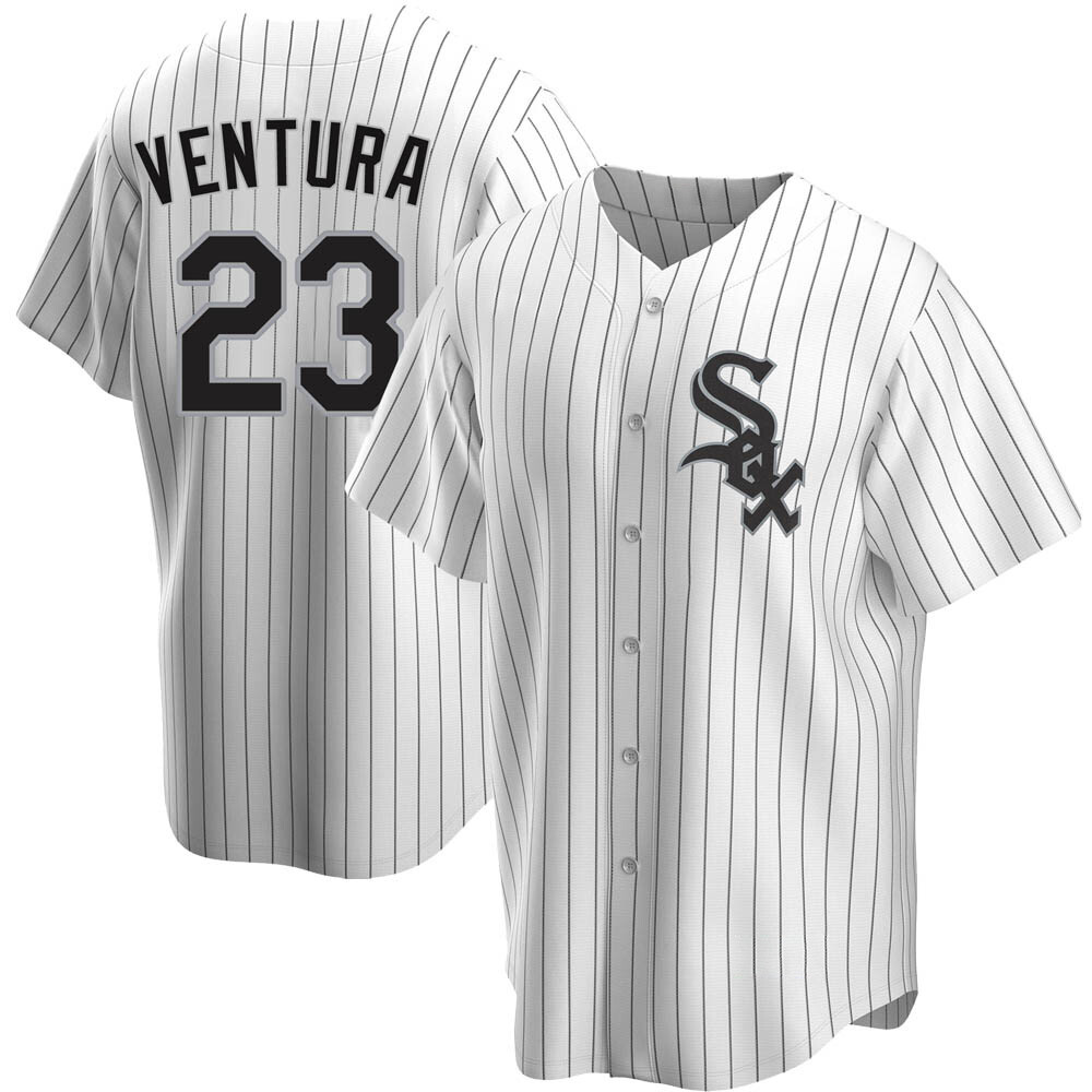 Replica Robin Ventura Men's Chicago White Sox White Home Jersey Replica Robin Ventura Men's Chicago White Sox White Home Jersey