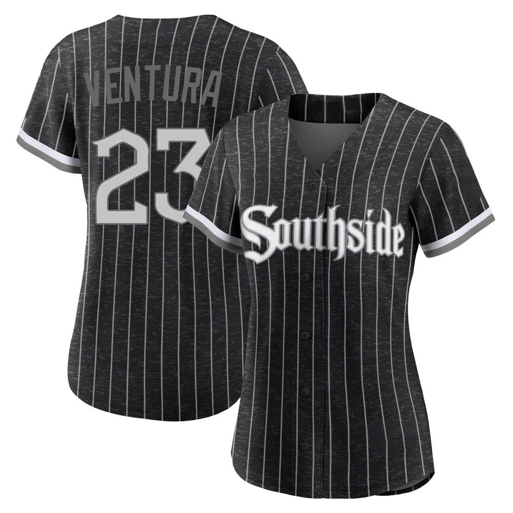 Replica Robin Ventura Women's Chicago White Sox Black 2021 City Connect Jersey Replica Robin Ventura Women's Chicago White Sox Black 2021 City Connect Jersey