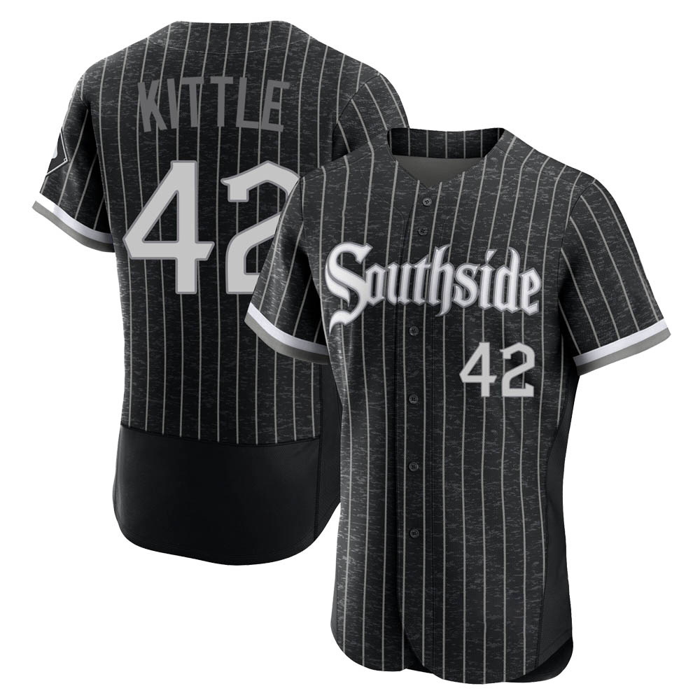 Authentic Ron Kittle Men's Chicago White Sox Black 2021 City Connect Jersey Authentic Ron Kittle Men's Chicago White Sox Black 2021 City Connect Jersey