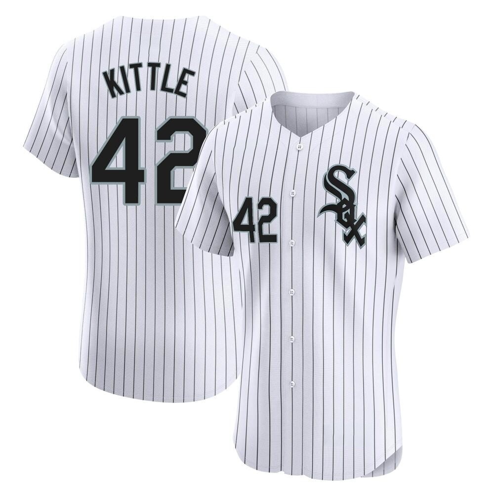 Elite Ron Kittle Men's Chicago White Sox White Home Jersey Elite Ron Kittle Men's Chicago White Sox White Home Jersey
