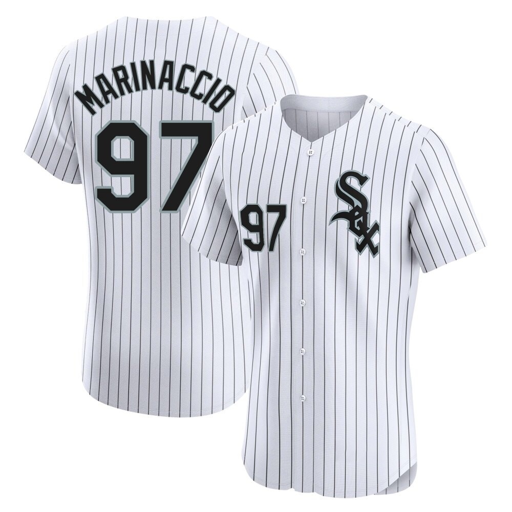 Elite Ron Marinaccio Men's Chicago White Sox White Home Jersey