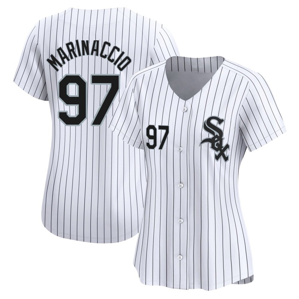 Limited Ron Marinaccio Women's Chicago White Sox White Home Jersey Limited Ron Marinaccio Women's Chicago White Sox White Home Jersey