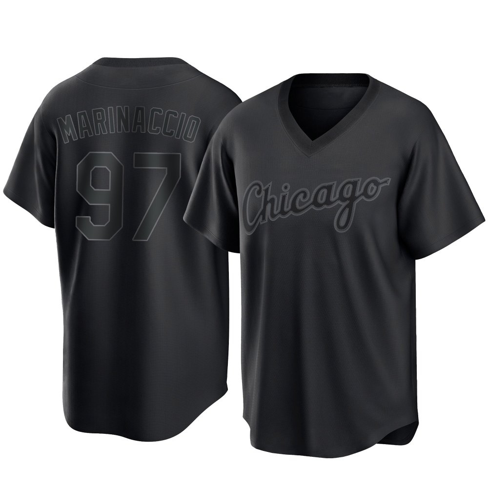 Replica Ron Marinaccio Youth Chicago White Sox Black Pitch Fashion Jersey Replica Ron Marinaccio Youth Chicago White Sox Black Pitch Fashion Jersey