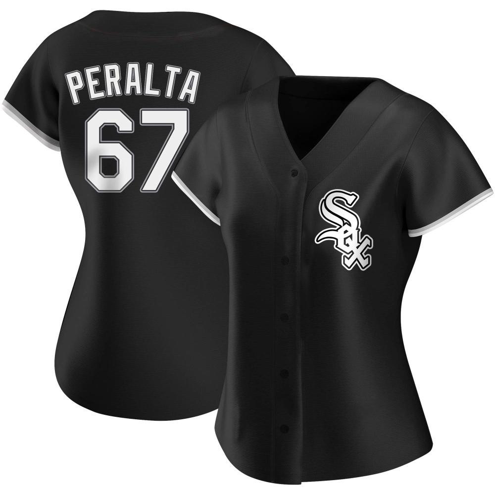 Authentic Sammy Peralta Women's Chicago White Sox Black Alternate Jersey Authentic Sammy Peralta Women's Chicago White Sox Black Alternate Jersey