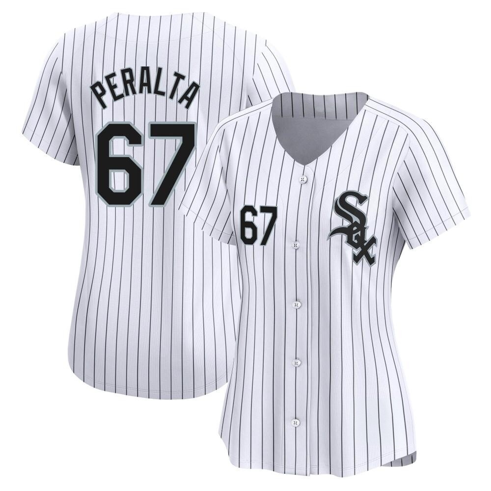 Limited Sammy Peralta Women's Chicago White Sox White Home Jersey Limited Sammy Peralta Women's Chicago White Sox White Home Jersey