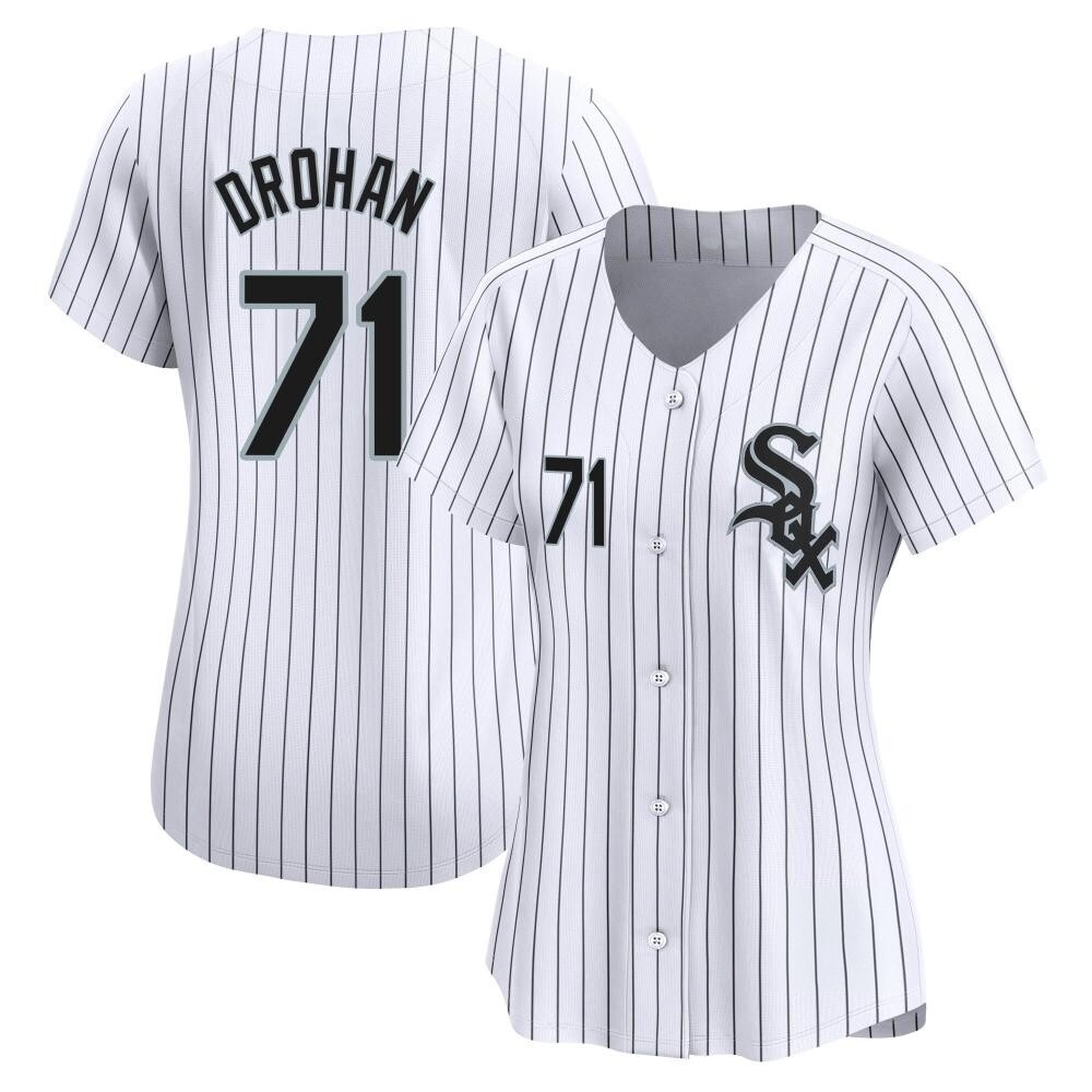 Limited Shane Drohan Women's Chicago White Sox White Home Jersey Limited Shane Drohan Women's Chicago White Sox White Home Jersey