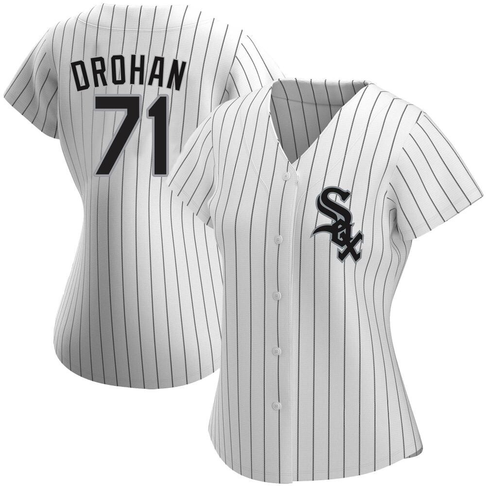 Replica Shane Drohan Women's Chicago White Sox White Home Jersey Replica Shane Drohan Women's Chicago White Sox White Home Jersey