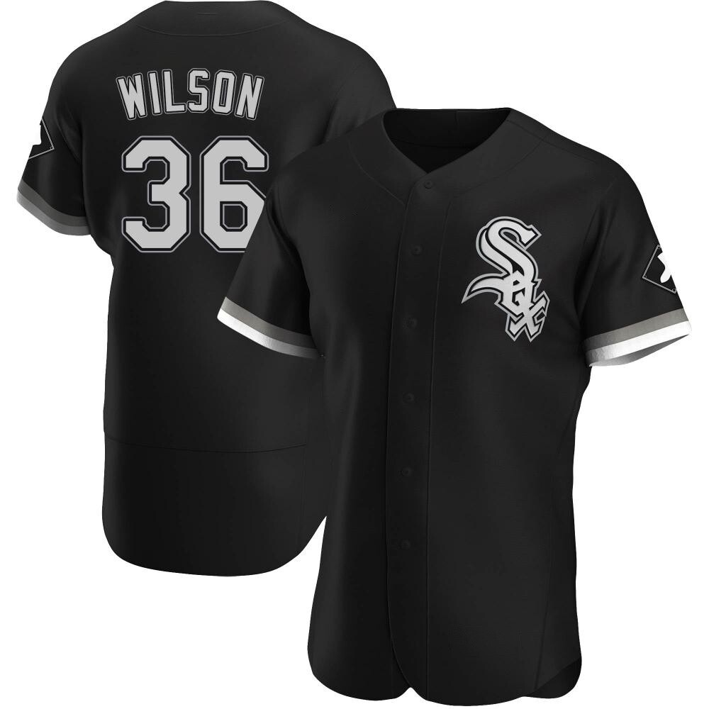 Authentic Steven Wilson Men's Chicago White Sox Black Alternate Jersey Authentic Steven Wilson Men's Chicago White Sox Black Alternate Jersey