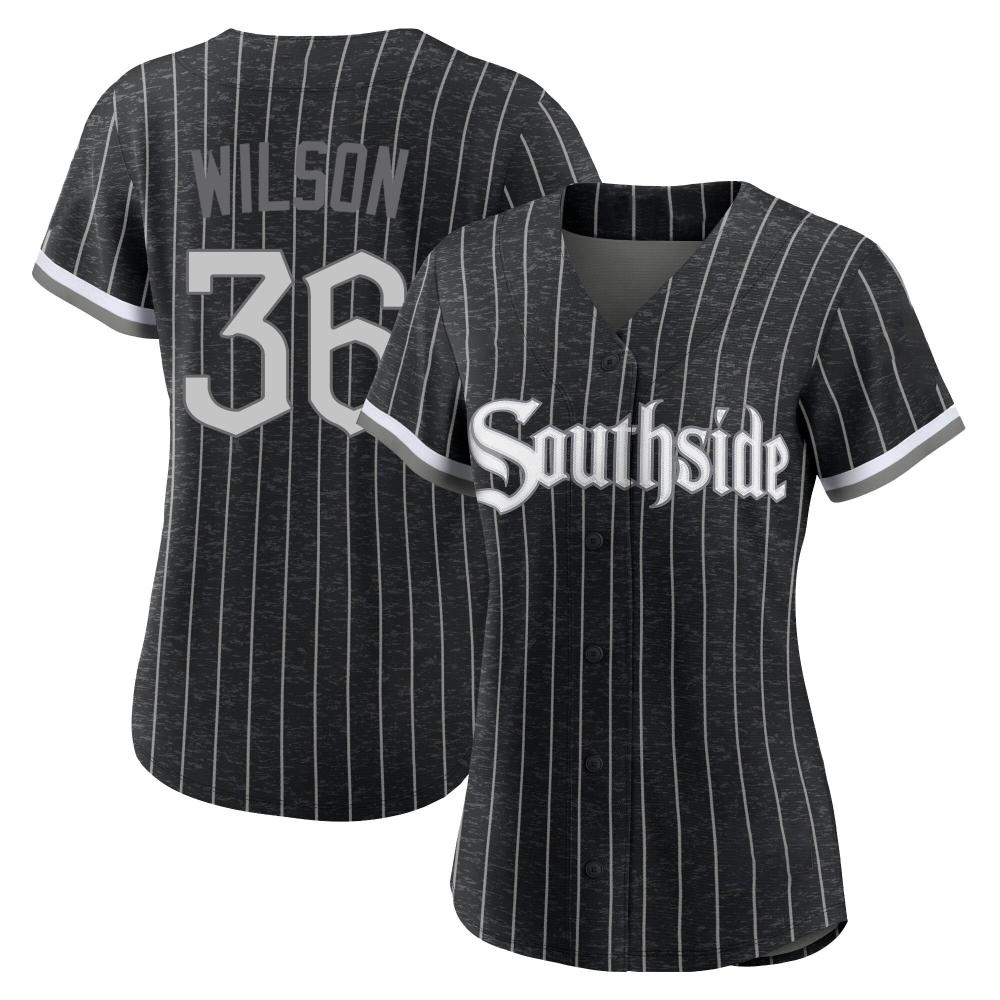 Authentic Steven Wilson Women's Chicago White Sox Black 2021 City Connect Jersey Authentic Steven Wilson Women's Chicago White Sox Black 2021 City Connect Jersey
