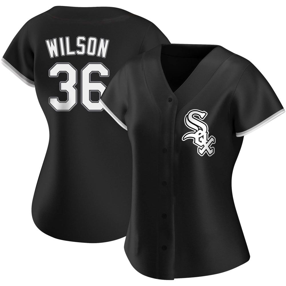 Authentic Steven Wilson Women's Chicago White Sox Black Alternate Jersey Authentic Steven Wilson Women's Chicago White Sox Black Alternate Jersey