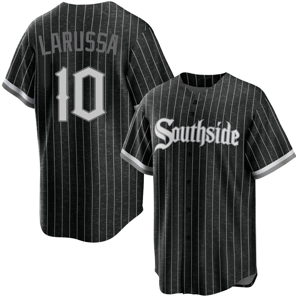 Replica Tony Larussa Men's Chicago White Sox Black 2021 City Connect Jersey Replica Tony Larussa Men's Chicago White Sox Black 2021 City Connect Jersey
