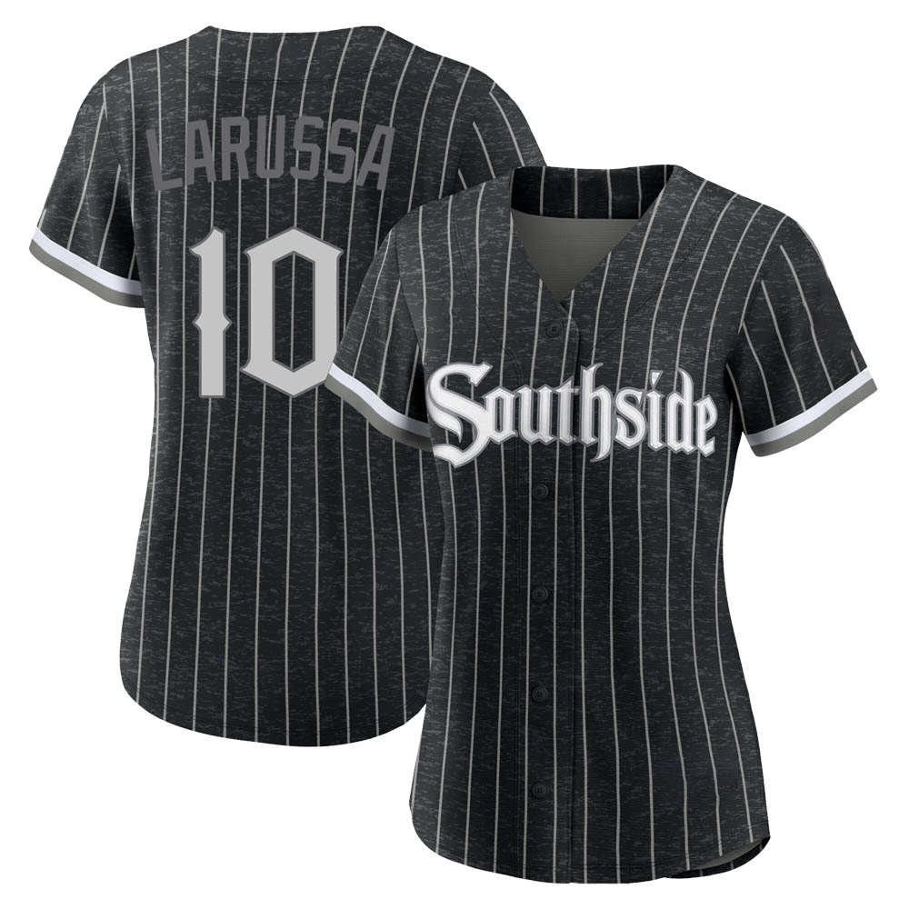 Replica Tony Larussa Women's Chicago White Sox Black 2021 City Connect Jersey Replica Tony Larussa Women's Chicago White Sox Black 2021 City Connect Jersey
