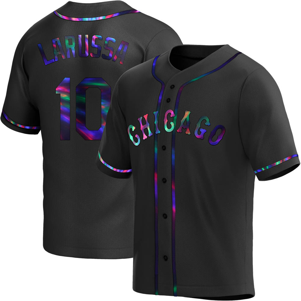 Replica Tony Larussa Youth Chicago White Sox Black Holographic Alternate Jersey Replica Tony Larussa Youth Chicago White Sox Black Holographic Alternate Jersey