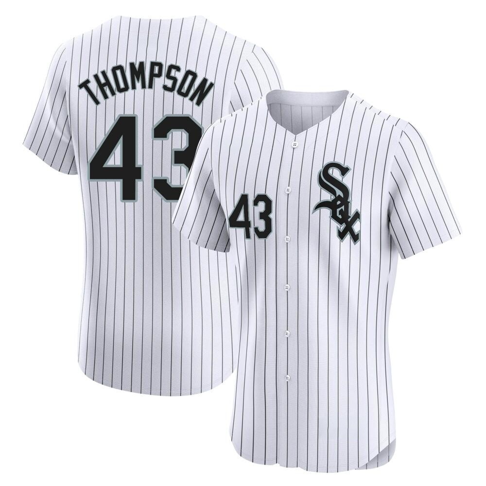 Elite Trayce Thompson Men's Chicago White Sox White Home Jersey Elite Trayce Thompson Men's Chicago White Sox White Home Jersey