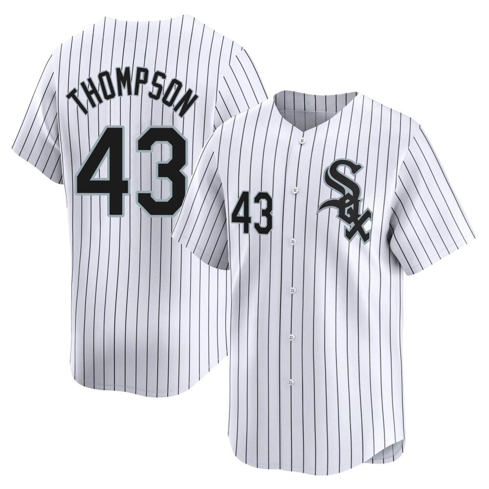 Limited Trayce Thompson Men's Chicago White Sox White Home Jersey Limited Trayce Thompson Men's Chicago White Sox White Home Jersey