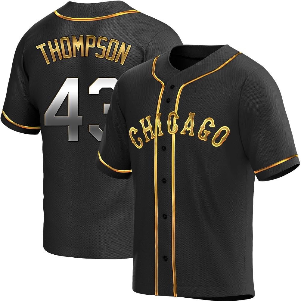 Replica Trayce Thompson Youth Chicago White Sox Black Golden Alternate Jersey Replica Trayce Thompson Youth Chicago White Sox Black Golden Alternate Jersey