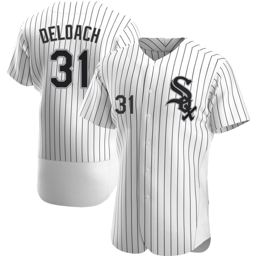 Authentic Zach DeLoach Men's Chicago White Sox White Home Jersey Authentic Zach DeLoach Men's Chicago White Sox White Home Jersey