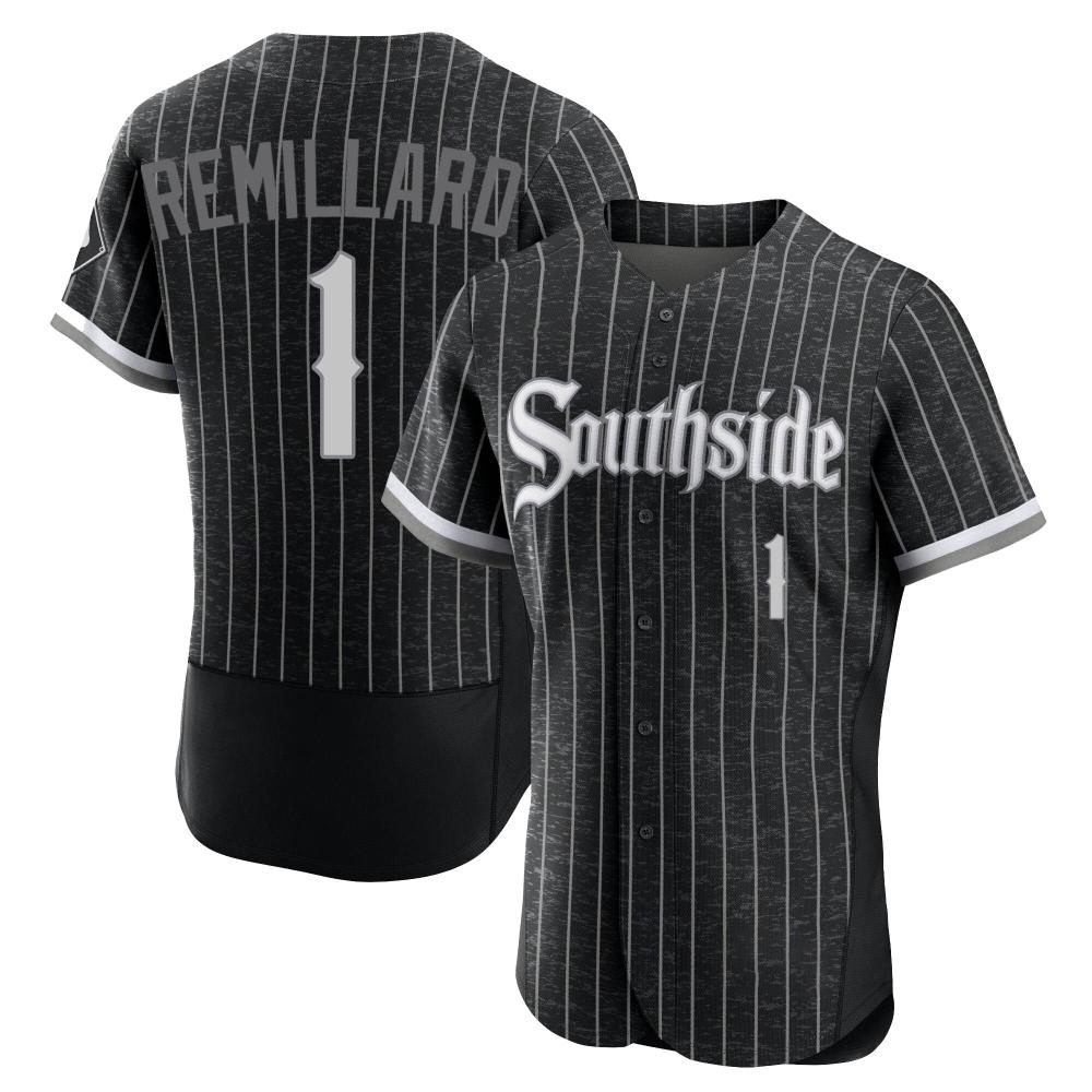 Authentic Zach Remillard Men's Chicago White Sox Black 2021 City Connect Jersey Authentic Zach Remillard Men's Chicago White Sox Black 2021 City Connect Jersey
