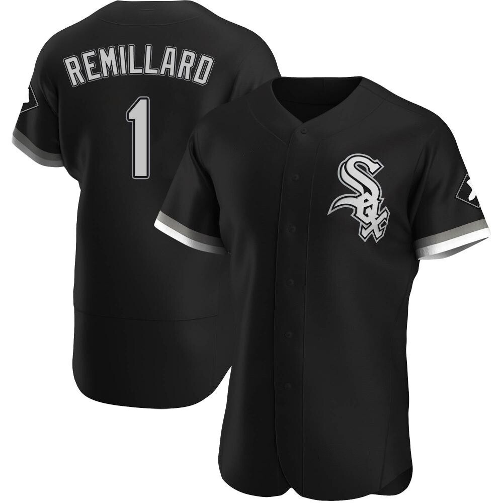 Authentic Zach Remillard Men's Chicago White Sox Black Alternate Jersey Authentic Zach Remillard Men's Chicago White Sox Black Alternate Jersey