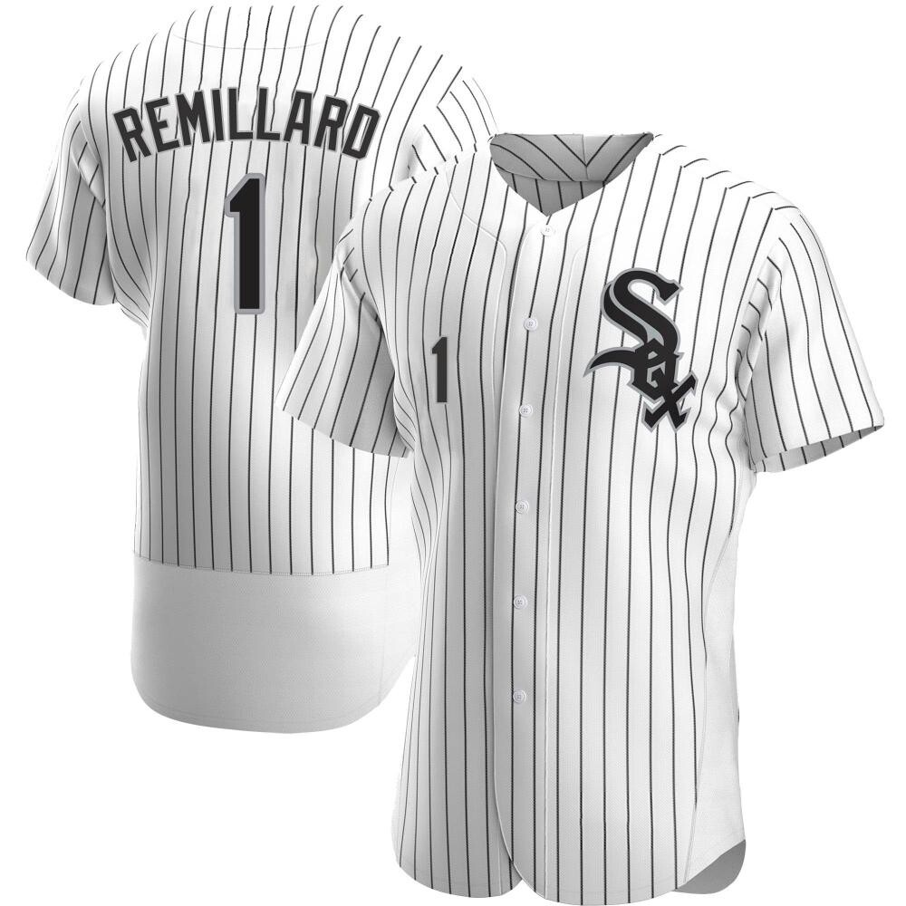 Authentic Zach Remillard Men's Chicago White Sox White Home Jersey Authentic Zach Remillard Men's Chicago White Sox White Home Jersey