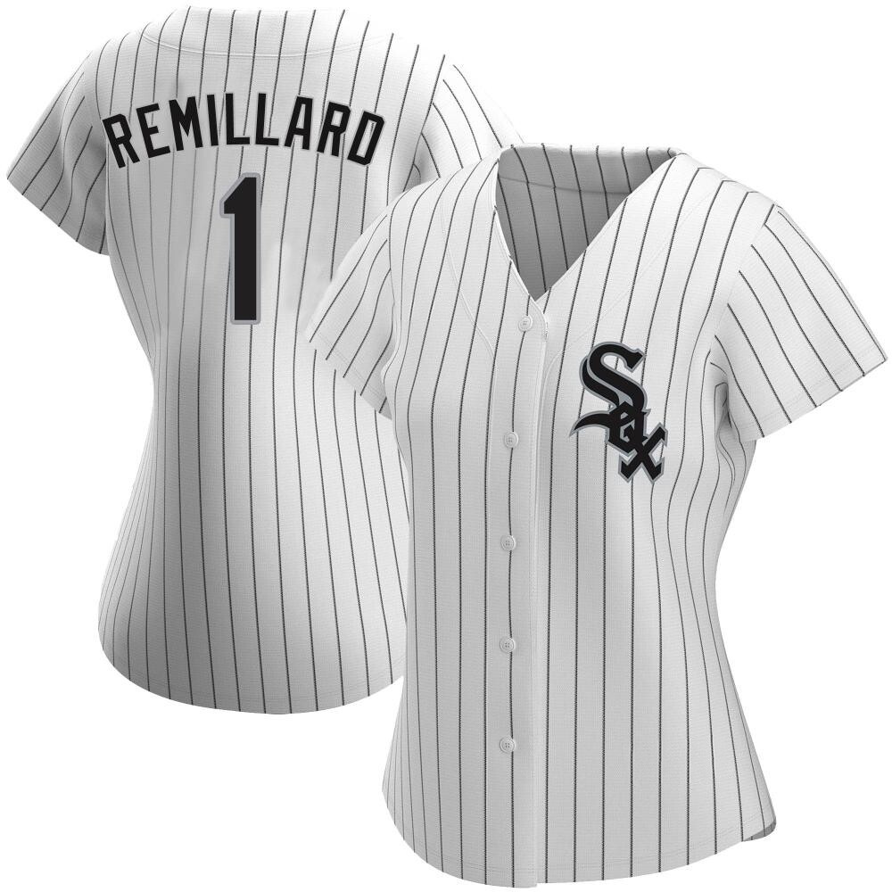 Authentic Zach Remillard Women's Chicago White Sox White Home Jersey Authentic Zach Remillard Women's Chicago White Sox White Home Jersey