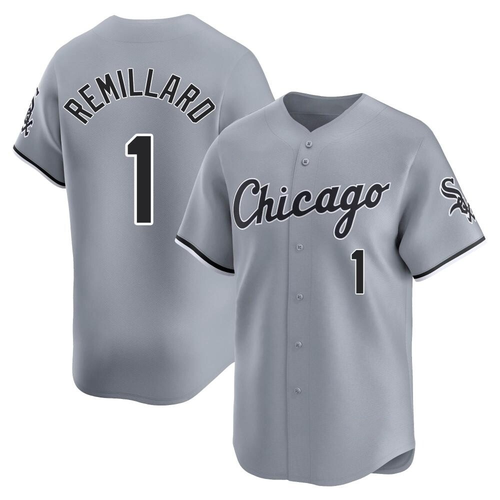 Limited Zach Remillard Youth Chicago White Sox Gray Road Jersey Limited Zach Remillard Youth Chicago White Sox Gray Road Jersey