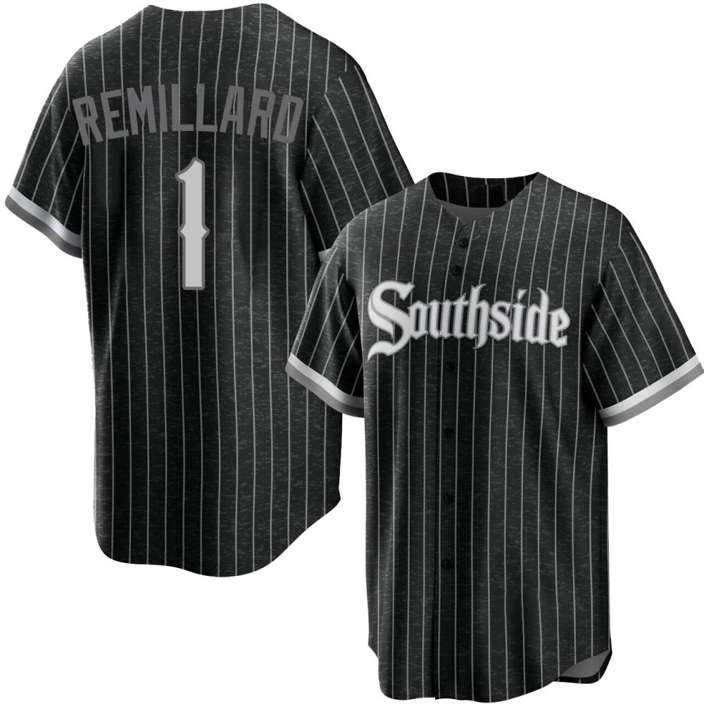 Replica Zach Remillard Men's Chicago White Sox Black 2021 City Connect Jersey Replica Zach Remillard Men's Chicago White Sox Black 2021 City Connect Jersey