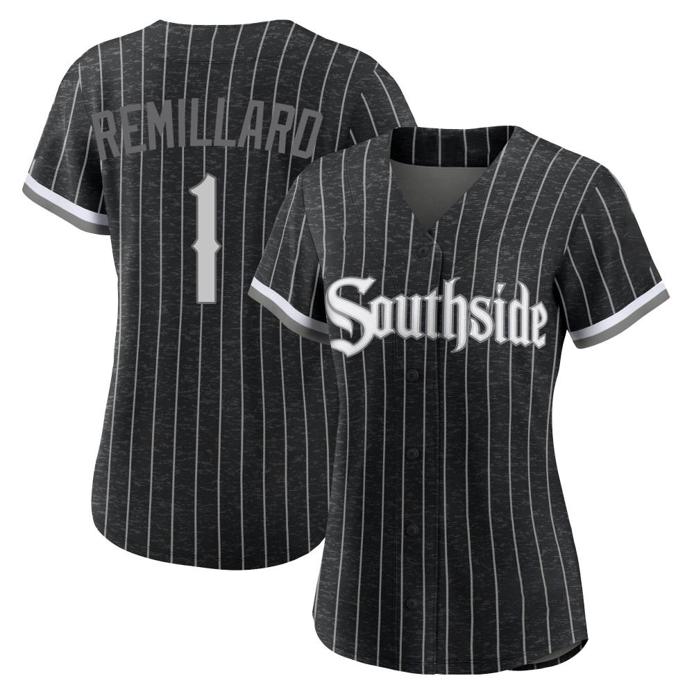 Replica Zach Remillard Women's Chicago White Sox Black 2021 City Connect Jersey Replica Zach Remillard Women's Chicago White Sox Black 2021 City Connect Jersey