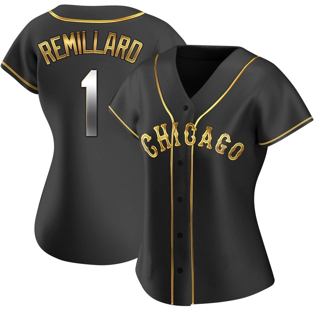 Replica Zach Remillard Women's Chicago White Sox Black Golden Alternate Jersey Replica Zach Remillard Women's Chicago White Sox Black Golden Alternate Jersey