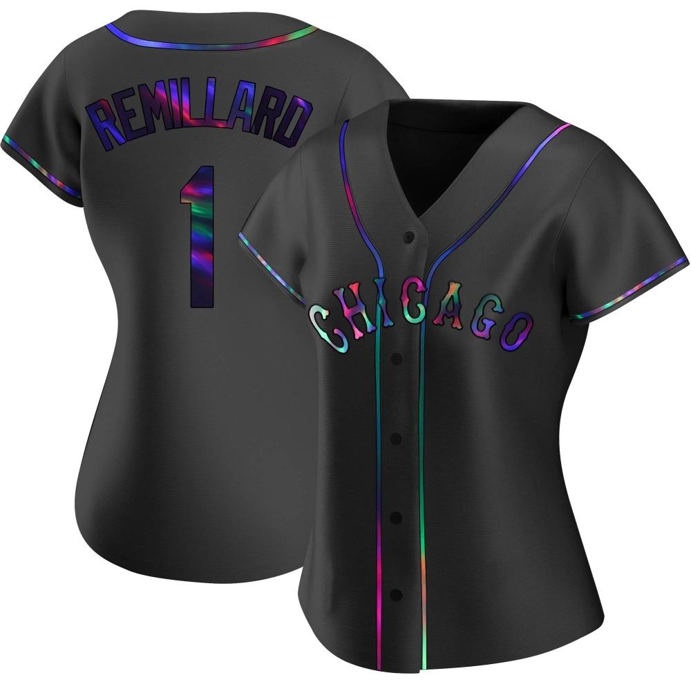 Replica Zach Remillard Women's Chicago White Sox Black Holographic Alternate Jersey Replica Zach Remillard Women's Chicago White Sox Black Holographic Alternate Jersey