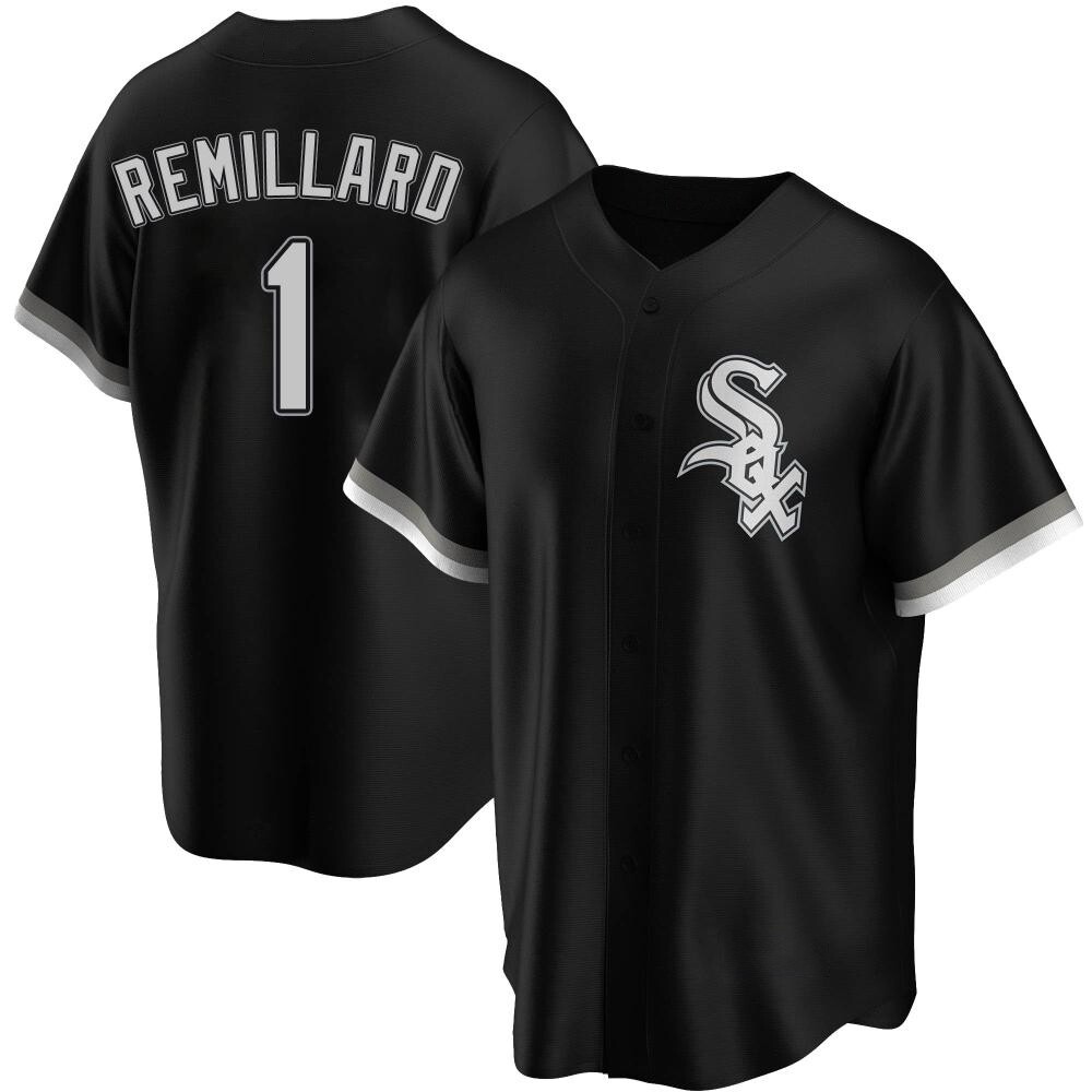 Replica Zach Remillard Youth Chicago White Sox Black Alternate Jersey Replica Zach Remillard Youth Chicago White Sox Black Alternate Jersey